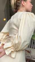 Load image into Gallery viewer, IDA Butter Yellow Wrap Dress