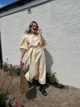 Load image into Gallery viewer, IDA Butter Yellow Wrap Dress