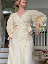 Load image into Gallery viewer, IDA Butter Yellow Wrap Dress