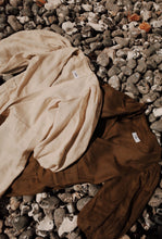 Load image into Gallery viewer, IDA Ivory Linen Wrap Dress