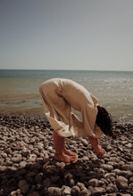 Load image into Gallery viewer, IDA Ivory Linen Wrap Dress