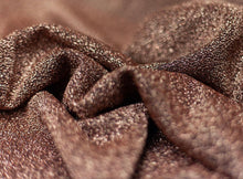 Load image into Gallery viewer, IDA Brown Sparkle Wrap Dress
