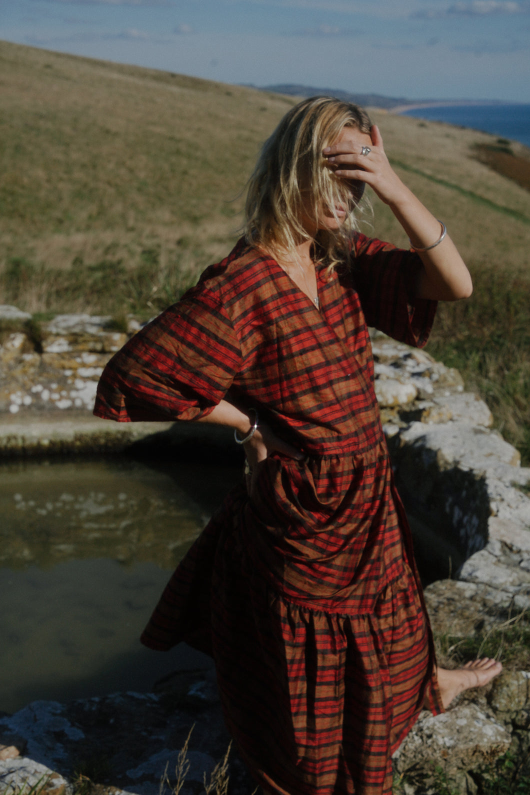 FLEUR Tartan Silk Dupion