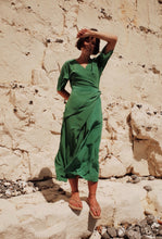 Load image into Gallery viewer, OLI Jade Silk Wrap Dress

